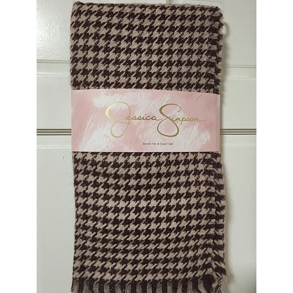 Jessica Simpson Women's Winter Warm Hat & Scarf Set